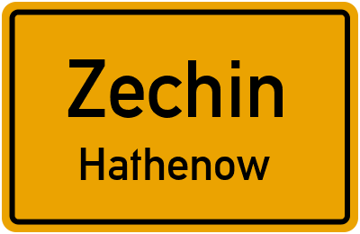 Straßenverzeichnis Zechin Hathenow