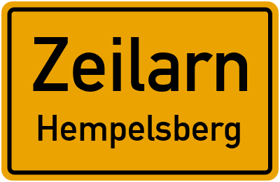 Straßenverzeichnis Zeilarn Hempelsberg