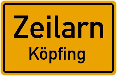Straßenverzeichnis Zeilarn Köpfing