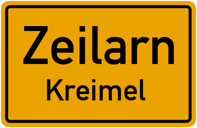 Straßenverzeichnis Zeilarn Kreimel