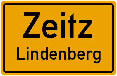 Straßenverzeichnis Zeitz Lindenberg
