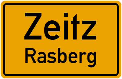 Straßenverzeichnis Zeitz Rasberg