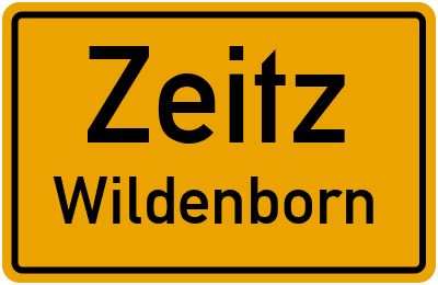 Straßenverzeichnis Zeitz Wildenborn