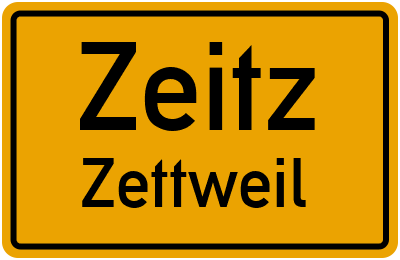 Straßenverzeichnis Zeitz Zettweil
