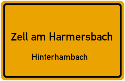 Straßenverzeichnis Zell am Harmersbach Hinterhambach