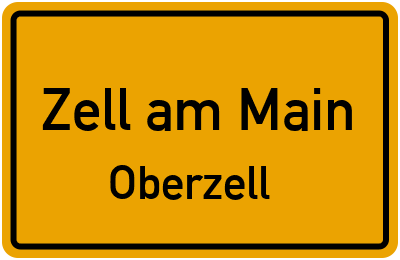 Straßenverzeichnis Zell am Main Oberzell