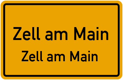 Straßenverzeichnis Zell am Main Zell am Main