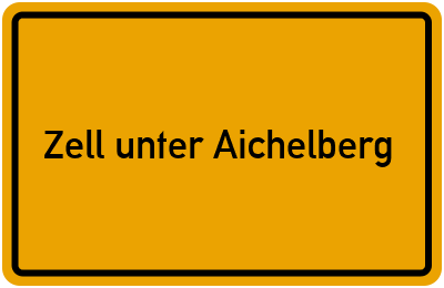 Branchenbuch Zell unter Aichelberg, Baden-Württemberg