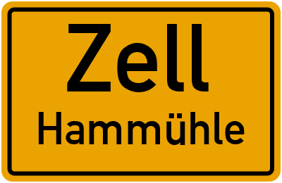 Straßenverzeichnis Zell Hammühle