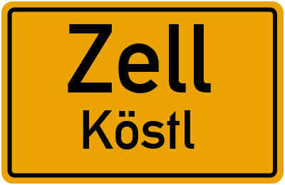 Straßenverzeichnis Zell Köstl