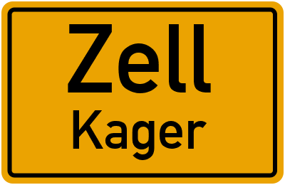 Straßenverzeichnis Zell Kager