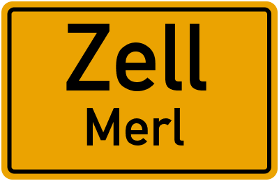 Straßenverzeichnis Zell Merl