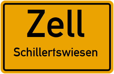 Straßenverzeichnis Zell Schillertswiesen