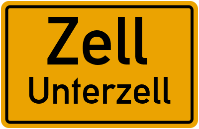 Straßenverzeichnis Zell Unterzell
