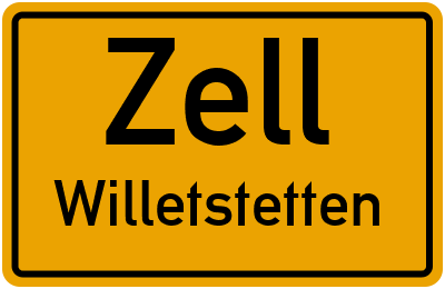 Straßenverzeichnis Zell Willetstetten