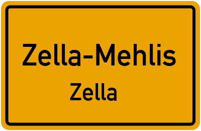 Straßenverzeichnis Zella-Mehlis Zella