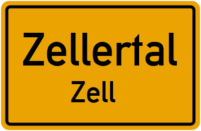Straßenverzeichnis Zellertal Zell