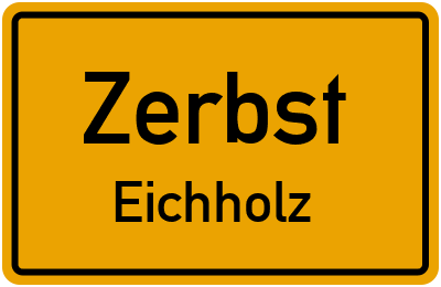 Straßenverzeichnis Zerbst Eichholz
