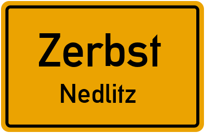 Straßenverzeichnis Zerbst Nedlitz