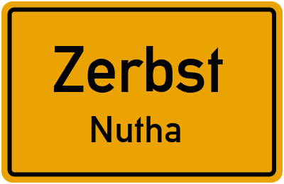 Straßenverzeichnis Zerbst Nutha
