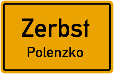 Straßenverzeichnis Zerbst Polenzko