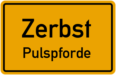 Straßenverzeichnis Zerbst Pulspforde