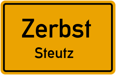 Straßenverzeichnis Zerbst Steutz