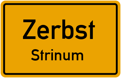 Straßenverzeichnis Zerbst Strinum