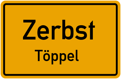 Straßenverzeichnis Zerbst Töppel
