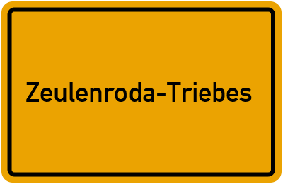 Branchenbuch Zeulenroda-Triebes, Thüringen