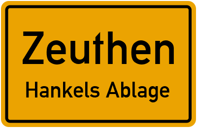 Straßenverzeichnis Zeuthen Hankels Ablage