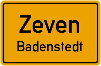 Straßenverzeichnis Zeven Badenstedt