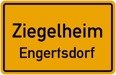 Straßenverzeichnis Ziegelheim Engertsdorf