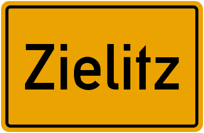 Ortsschild von Zielitz in Sachsen-Anhalt