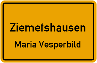 Straßenverzeichnis Ziemetshausen Maria Vesperbild