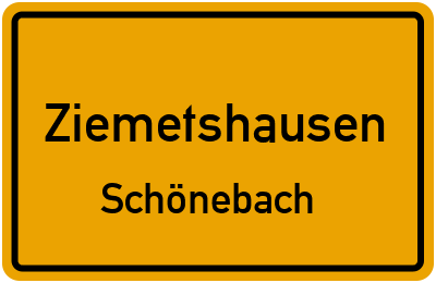 Straßenverzeichnis Ziemetshausen Schönebach