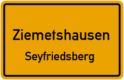 Straßenverzeichnis Ziemetshausen Seyfriedsberg