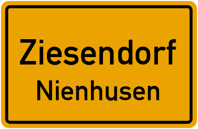 Straßenverzeichnis Ziesendorf Nienhusen