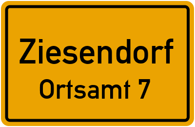 Straßenverzeichnis Ziesendorf Ortsamt 7