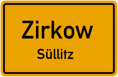 Straßenverzeichnis Zirkow Süllitz
