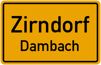 Straßenverzeichnis Zirndorf Dambach