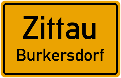 Straßenverzeichnis Zittau Burkersdorf