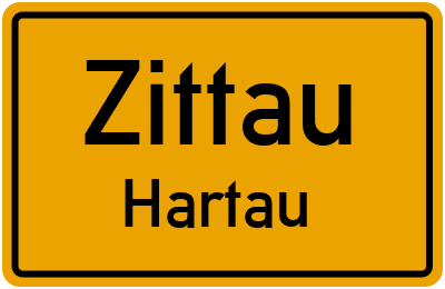 Straßenverzeichnis Zittau Hartau