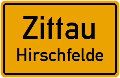 Straßenverzeichnis Zittau Hirschfelde