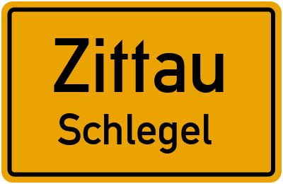 Straßenverzeichnis Zittau Schlegel