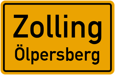Straßenverzeichnis Zolling Ölpersberg