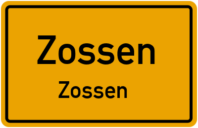 Straßenverzeichnis Zossen Zossen