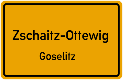 Straßenverzeichnis Zschaitz-Ottewig Goselitz