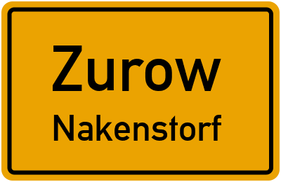 Straßenverzeichnis Zurow Nakenstorf