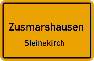 Straßenverzeichnis Zusmarshausen Steinekirch